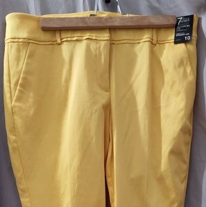 New York & Company 7th Avenue straight leg crop pant
